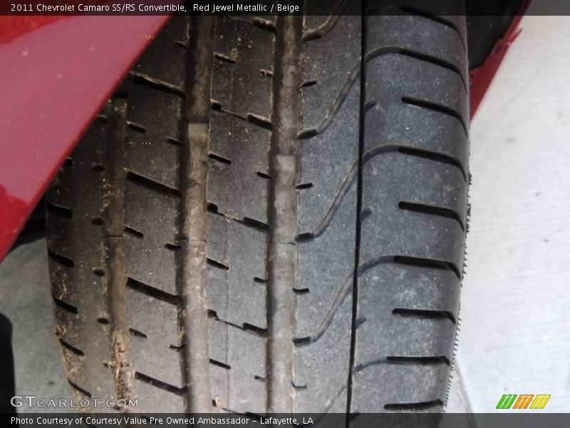 Red Jewel Metallic / Beige 2011 Chevrolet Camaro SS/RS Convertible
