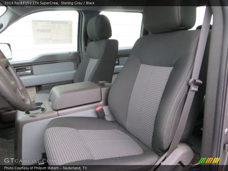 Front Seat of 2014 F150 STX SuperCrew