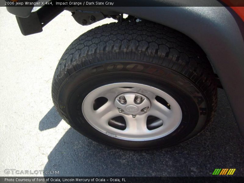 Impact Orange / Dark Slate Gray 2006 Jeep Wrangler X 4x4