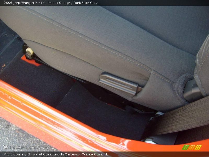 Impact Orange / Dark Slate Gray 2006 Jeep Wrangler X 4x4