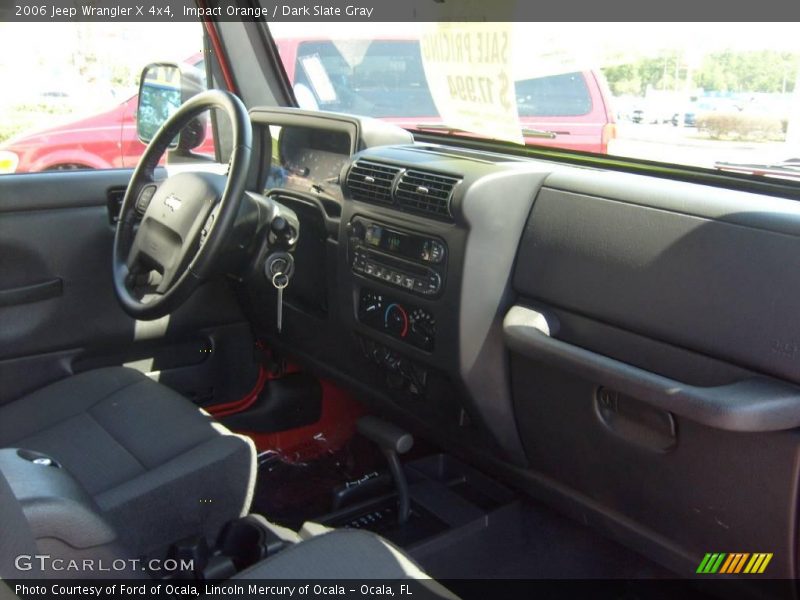 Impact Orange / Dark Slate Gray 2006 Jeep Wrangler X 4x4