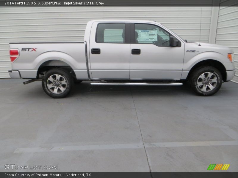 Ingot Silver / Steel Grey 2014 Ford F150 STX SuperCrew