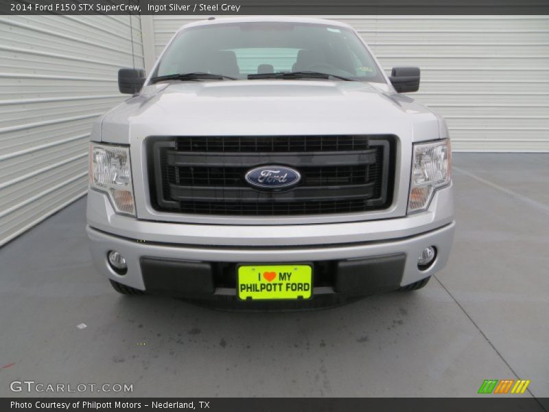 Ingot Silver / Steel Grey 2014 Ford F150 STX SuperCrew