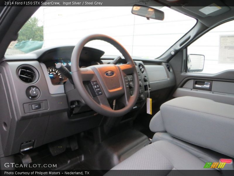 Ingot Silver / Steel Grey 2014 Ford F150 STX SuperCrew