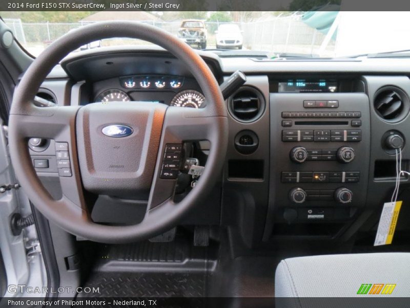 Ingot Silver / Steel Grey 2014 Ford F150 STX SuperCrew