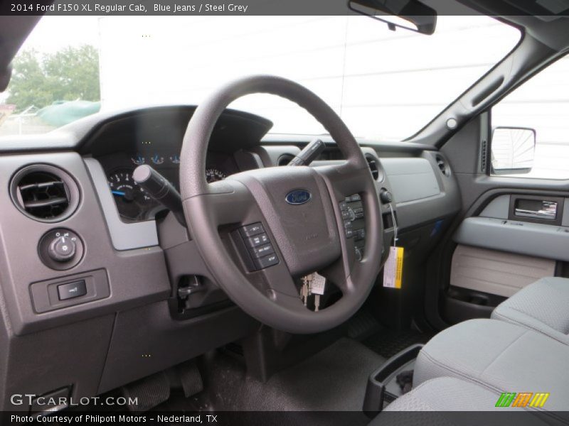 Blue Jeans / Steel Grey 2014 Ford F150 XL Regular Cab