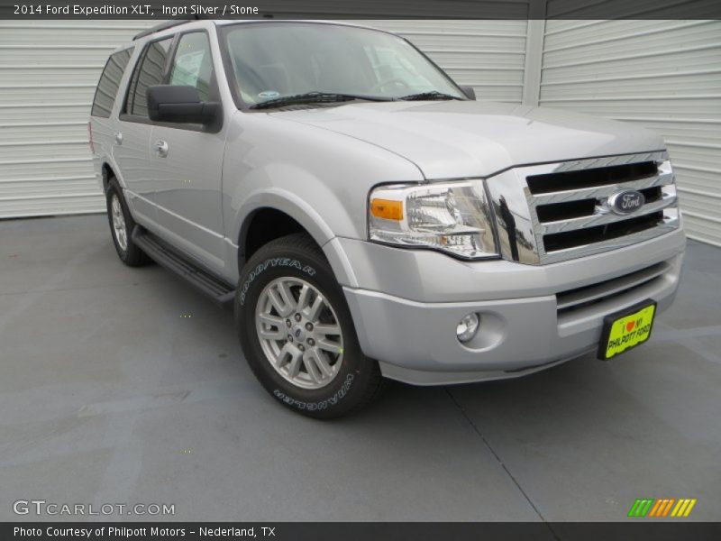 Ingot Silver / Stone 2014 Ford Expedition XLT