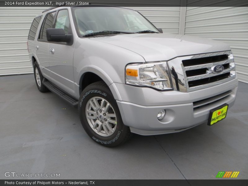 Ingot Silver / Stone 2014 Ford Expedition XLT