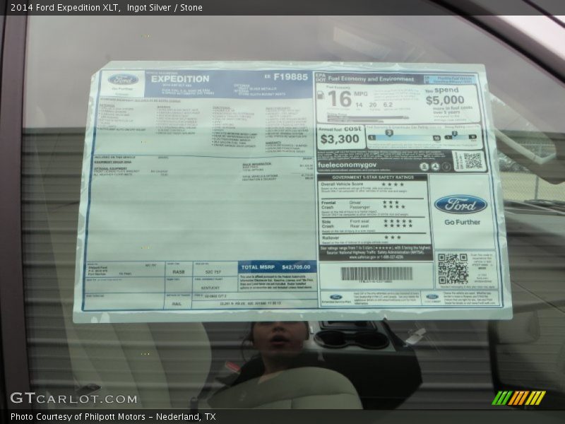Ingot Silver / Stone 2014 Ford Expedition XLT