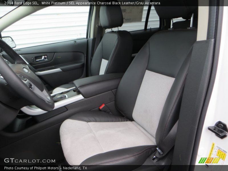 Front Seat of 2014 Edge SEL