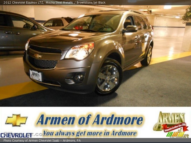 Mocha Steel Metallic / Brownstone/Jet Black 2012 Chevrolet Equinox LTZ