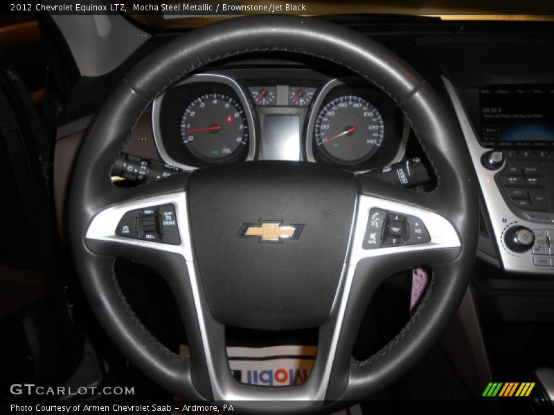 Mocha Steel Metallic / Brownstone/Jet Black 2012 Chevrolet Equinox LTZ