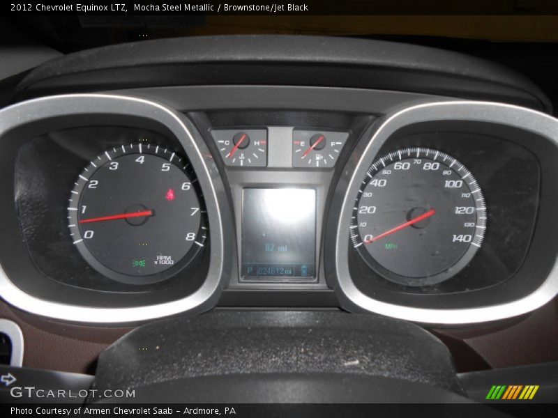 Mocha Steel Metallic / Brownstone/Jet Black 2012 Chevrolet Equinox LTZ