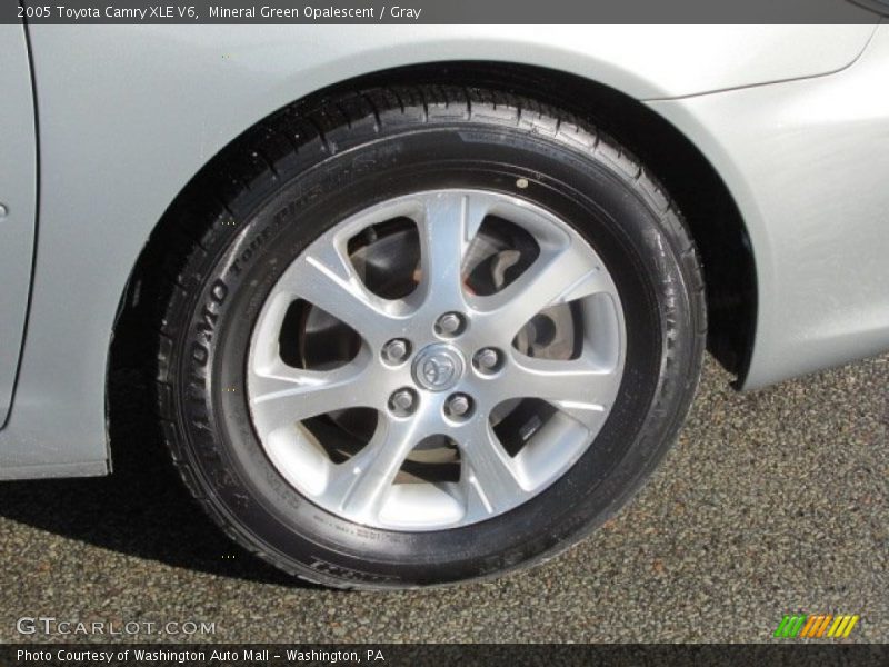 Mineral Green Opalescent / Gray 2005 Toyota Camry XLE V6