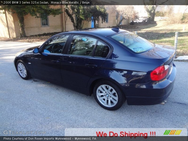 Monaco Blue Metallic / Beige 2006 BMW 3 Series 325xi Sedan