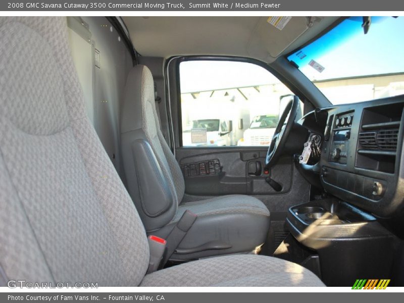 Summit White / Medium Pewter 2008 GMC Savana Cutaway 3500 Commercial Moving Truck