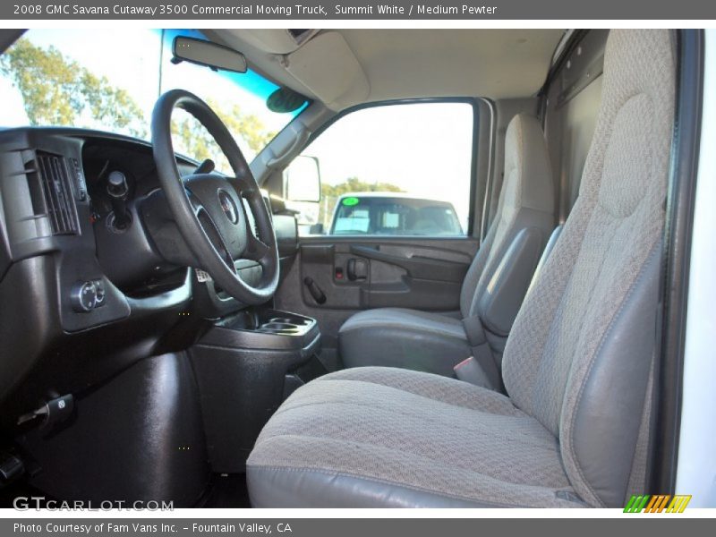 Summit White / Medium Pewter 2008 GMC Savana Cutaway 3500 Commercial Moving Truck