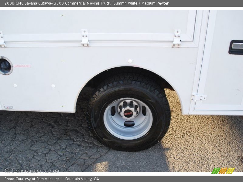 Summit White / Medium Pewter 2008 GMC Savana Cutaway 3500 Commercial Moving Truck