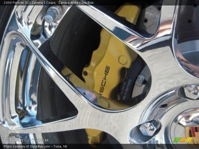 Carrara White / Sea Blue 2009 Porsche 911 Carrera S Coupe