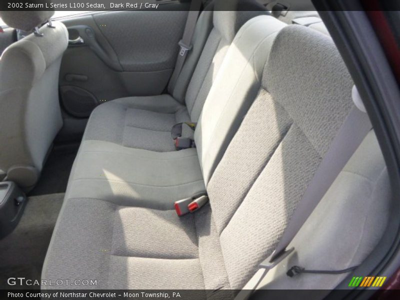 Dark Red / Gray 2002 Saturn L Series L100 Sedan