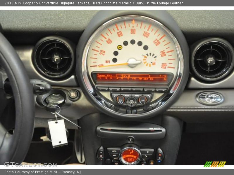 Iced Chocolate Metallic / Dark Truffle Lounge Leather 2013 Mini Cooper S Convertible Highgate Package