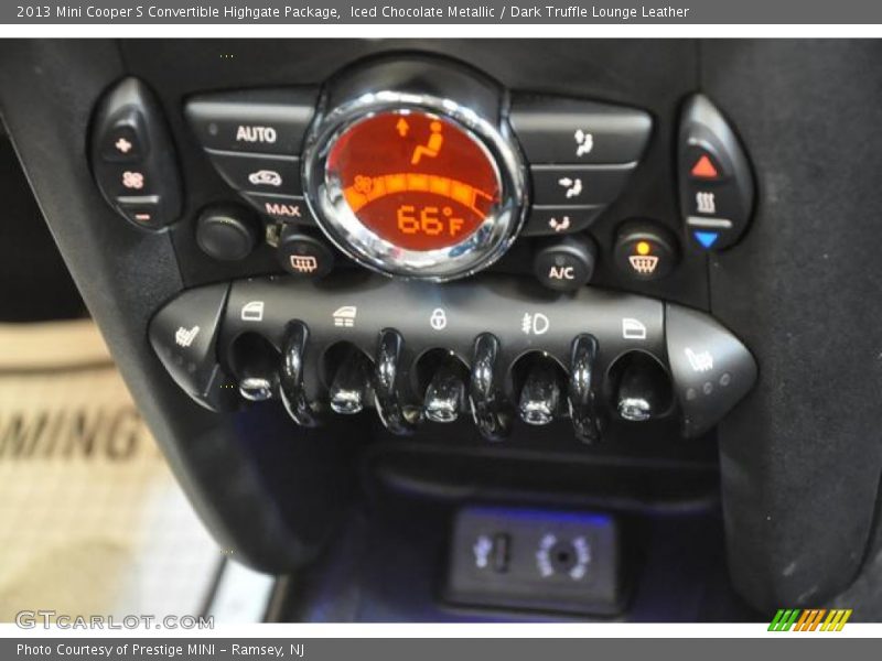 Iced Chocolate Metallic / Dark Truffle Lounge Leather 2013 Mini Cooper S Convertible Highgate Package