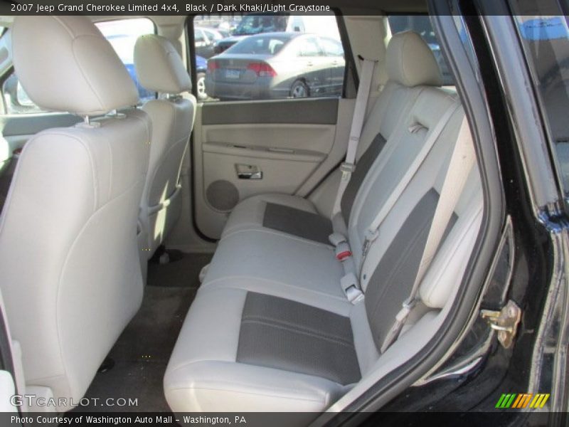 Black / Dark Khaki/Light Graystone 2007 Jeep Grand Cherokee Limited 4x4