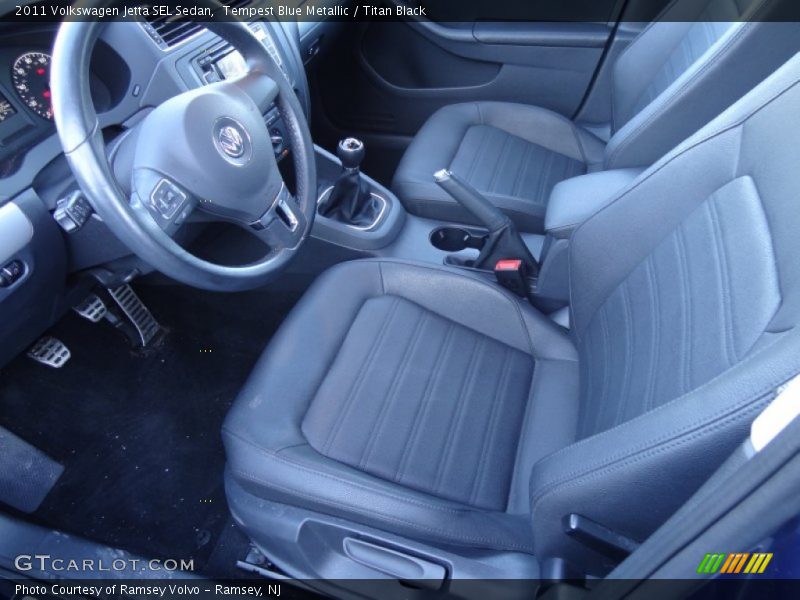 Front Seat of 2011 Jetta SEL Sedan