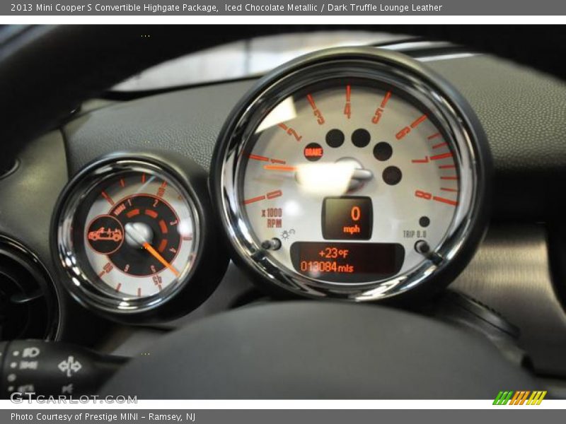 Iced Chocolate Metallic / Dark Truffle Lounge Leather 2013 Mini Cooper S Convertible Highgate Package
