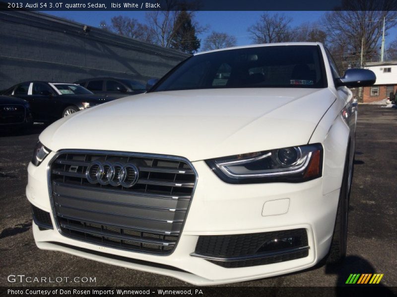 Ibis White / Black 2013 Audi S4 3.0T quattro Sedan