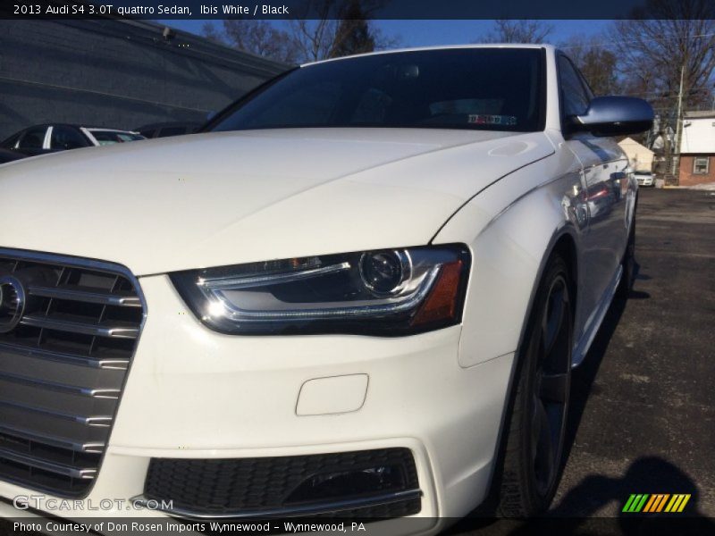 Ibis White / Black 2013 Audi S4 3.0T quattro Sedan