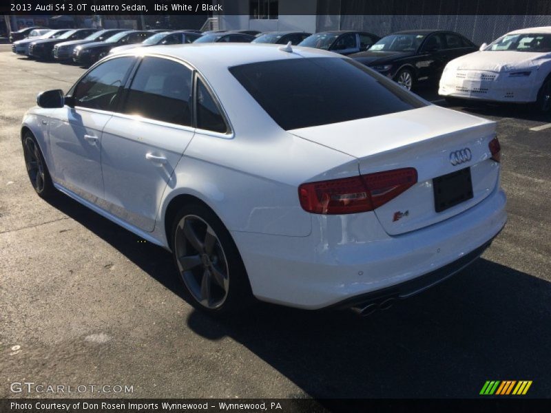 Ibis White / Black 2013 Audi S4 3.0T quattro Sedan