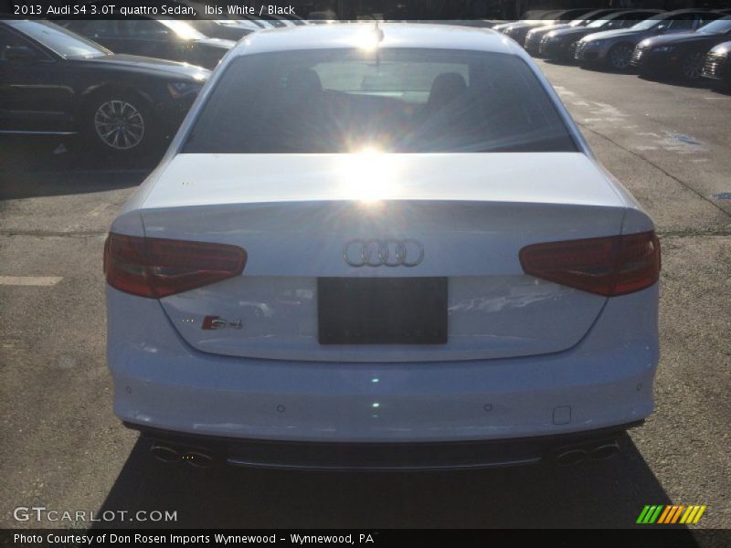Ibis White / Black 2013 Audi S4 3.0T quattro Sedan