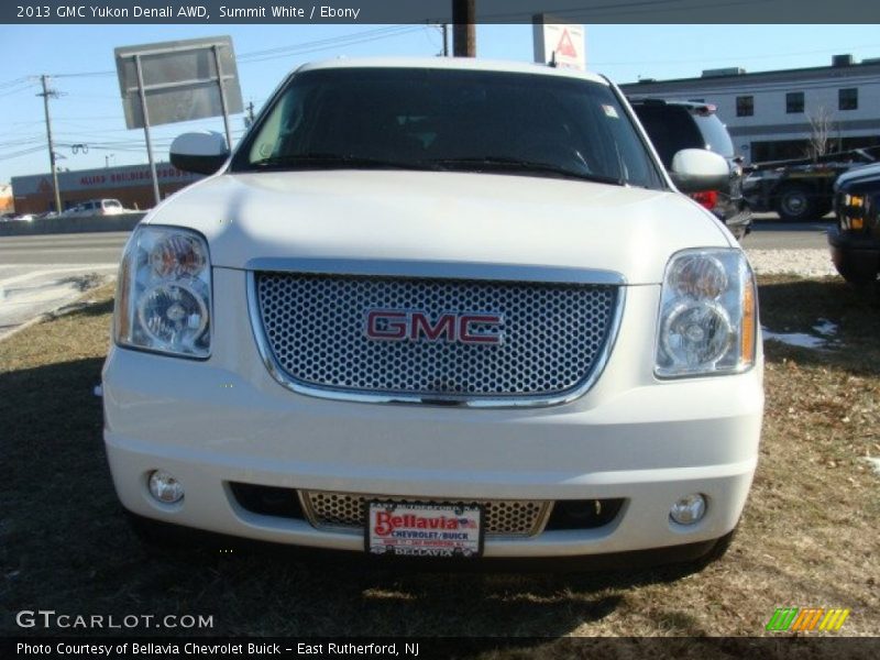 Summit White / Ebony 2013 GMC Yukon Denali AWD