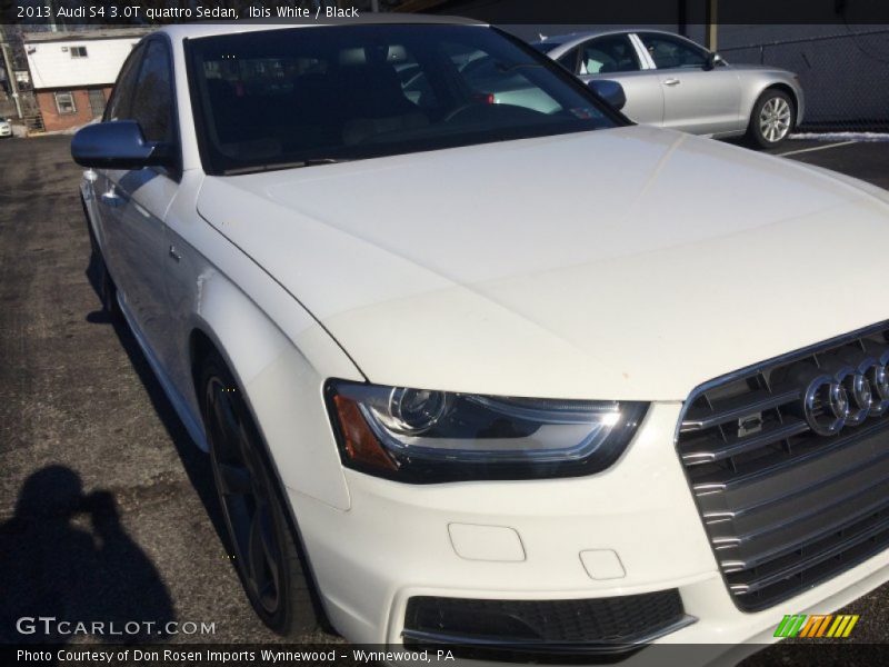 Ibis White / Black 2013 Audi S4 3.0T quattro Sedan