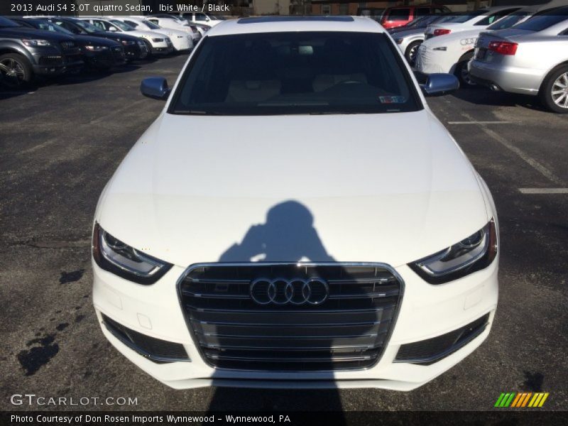 Ibis White / Black 2013 Audi S4 3.0T quattro Sedan