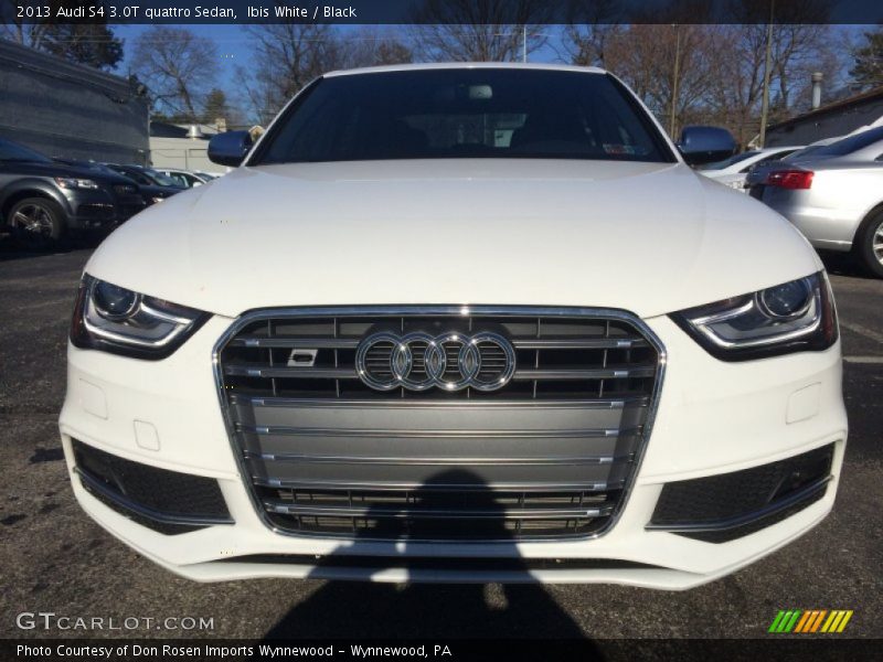 Ibis White / Black 2013 Audi S4 3.0T quattro Sedan