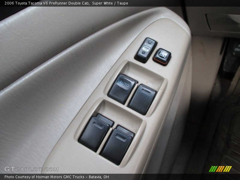 Super White / Taupe 2006 Toyota Tacoma V6 PreRunner Double Cab