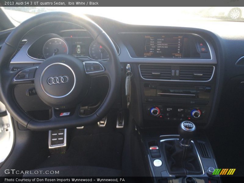 Ibis White / Black 2013 Audi S4 3.0T quattro Sedan