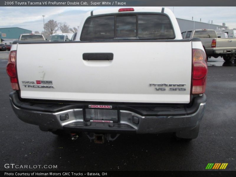 Super White / Taupe 2006 Toyota Tacoma V6 PreRunner Double Cab