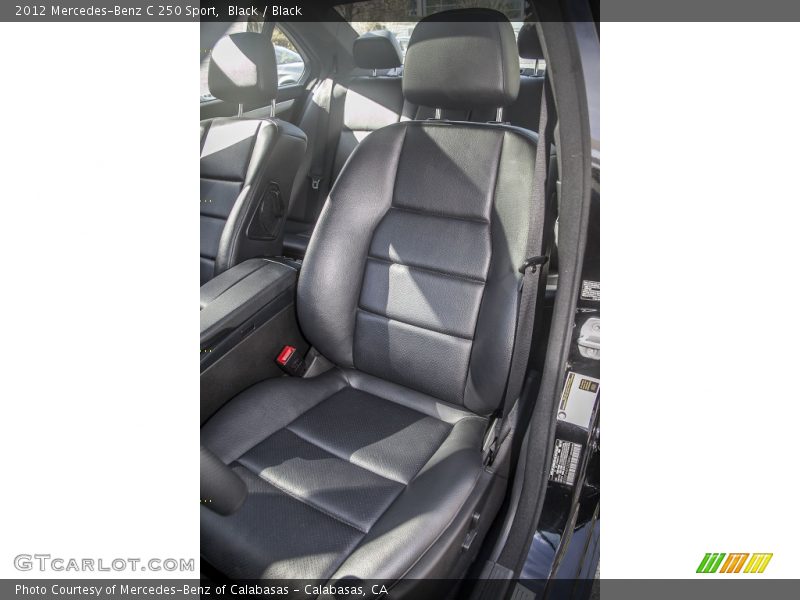 Black / Black 2012 Mercedes-Benz C 250 Sport