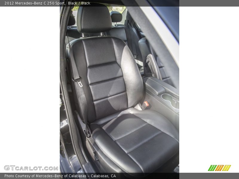 Black / Black 2012 Mercedes-Benz C 250 Sport