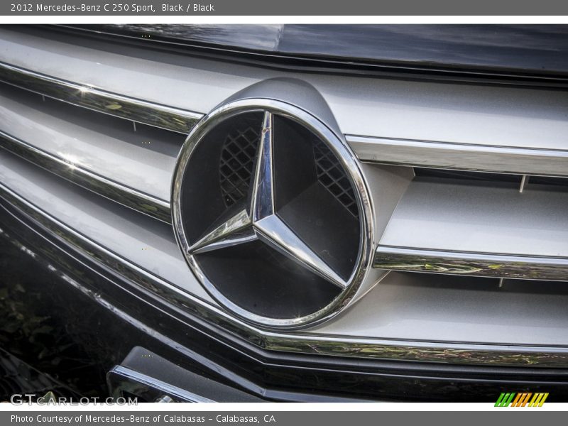 Black / Black 2012 Mercedes-Benz C 250 Sport