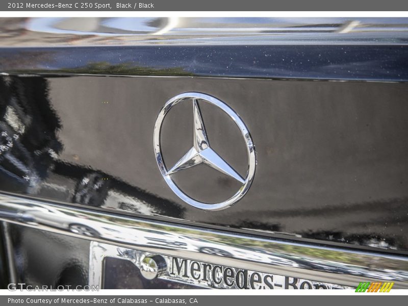 Black / Black 2012 Mercedes-Benz C 250 Sport