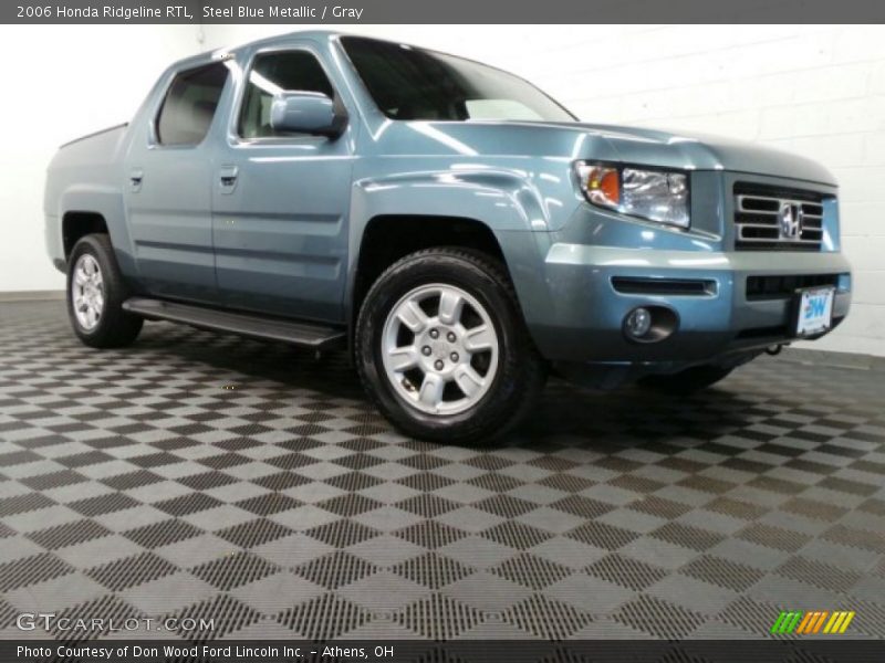 Steel Blue Metallic / Gray 2006 Honda Ridgeline RTL