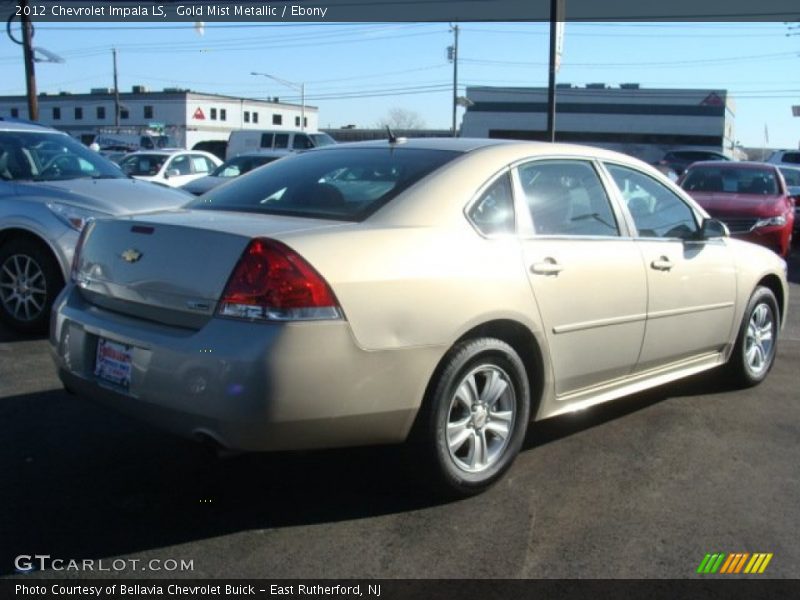 Gold Mist Metallic / Ebony 2012 Chevrolet Impala LS