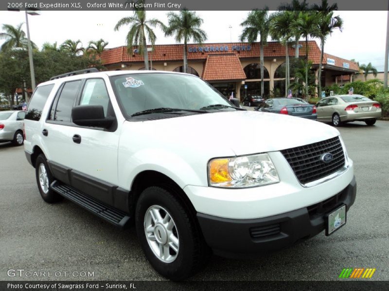 Oxford White / Medium Flint Grey 2006 Ford Expedition XLS