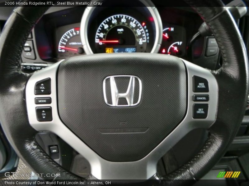 Steel Blue Metallic / Gray 2006 Honda Ridgeline RTL