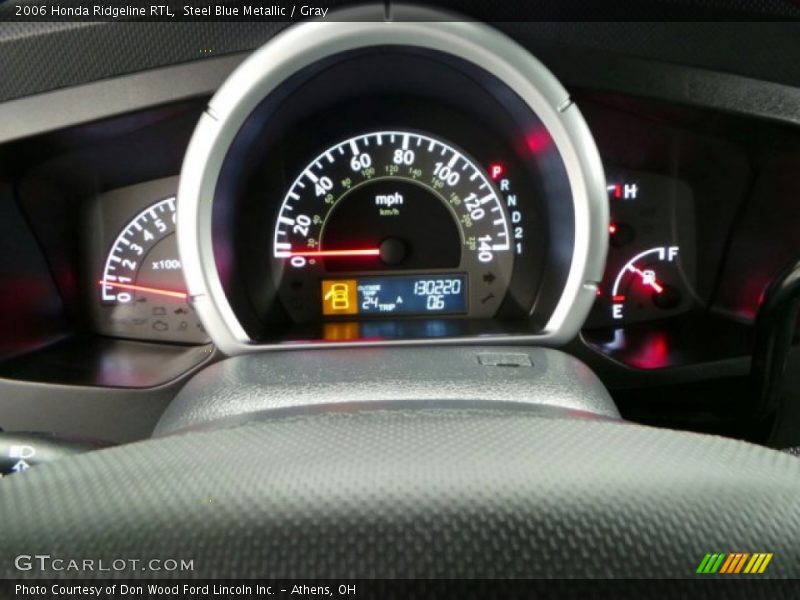 Steel Blue Metallic / Gray 2006 Honda Ridgeline RTL