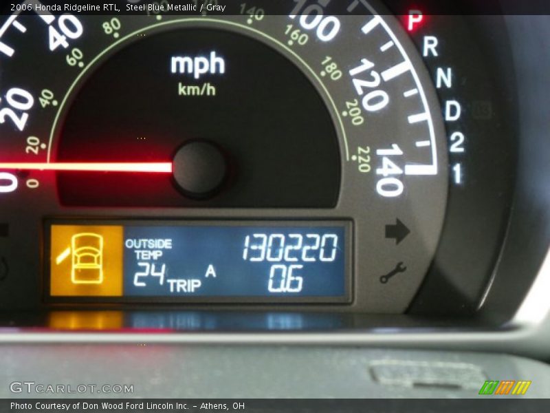 Steel Blue Metallic / Gray 2006 Honda Ridgeline RTL